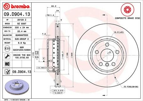 Magneti Marelli 360406168501 - Гальмівний диск autocars.com.ua