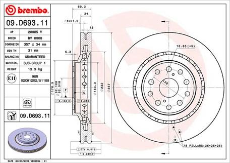 Magneti Marelli 360406169001 - Гальмівний диск autocars.com.ua