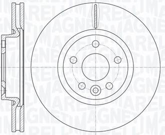 Magneti Marelli 361302040118 - Гальмівний диск autocars.com.ua