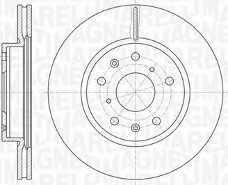 Magneti Marelli 361302040120 - Тормозной диск avtokuzovplus.com.ua