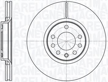 Magneti Marelli 361302040140 - Тормозной диск avtokuzovplus.com.ua