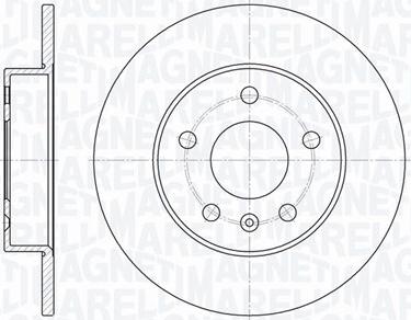 Magneti Marelli 361302040141 - Тормозной диск autodnr.net