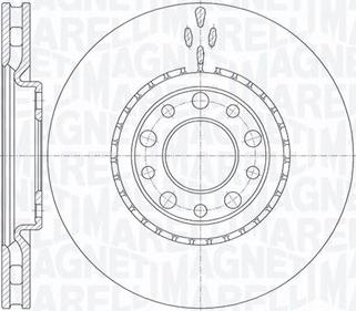 Magneti Marelli 361302040146 - Гальмівний диск autocars.com.ua