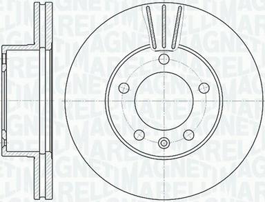 Magneti Marelli 361302040160 - Тормозной диск avtokuzovplus.com.ua