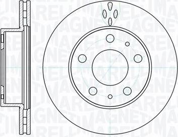 Magneti Marelli 361302040166 - Тормозной диск avtokuzovplus.com.ua