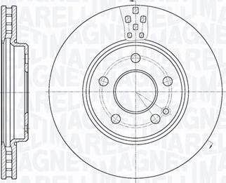 Magneti Marelli 361302040176 - Гальмівний диск autocars.com.ua