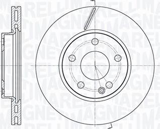 Magneti Marelli 361302040178 - Гальмівний диск autocars.com.ua