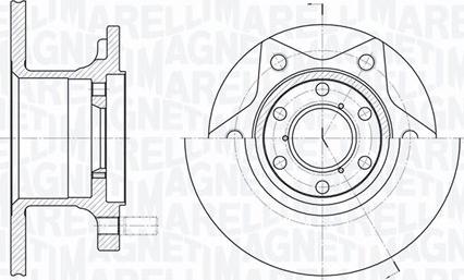 Magneti Marelli 361302040179 - Тормозной диск avtokuzovplus.com.ua