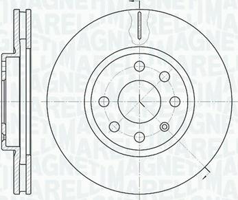 Magneti Marelli 361302040190 - Гальмівний диск autocars.com.ua