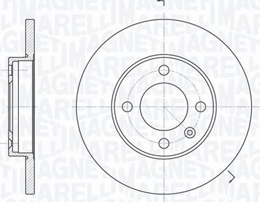 Magneti Marelli 361302040193 - Тормозной диск avtokuzovplus.com.ua