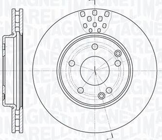 Magneti Marelli 361302040194 - Гальмівний диск autocars.com.ua