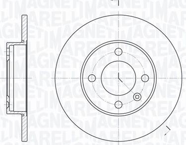 Magneti Marelli 361302040197 - Тормозной диск avtokuzovplus.com.ua