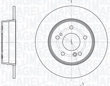 Magneti Marelli 361302040229 - Тормозной диск avtokuzovplus.com.ua