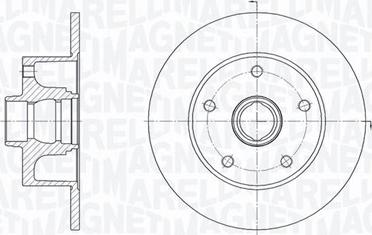 Magneti Marelli 361302040241 - Тормозной диск avtokuzovplus.com.ua