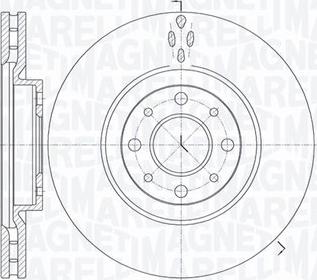 Magneti Marelli 361302040246 - Тормозной диск avtokuzovplus.com.ua