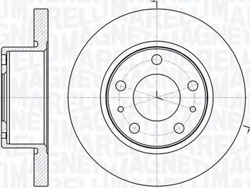 Magneti Marelli 361302040251 - Тормозной диск avtokuzovplus.com.ua