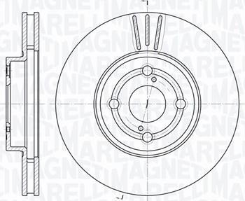 Magneti Marelli 361302040270 - Тормозной диск avtokuzovplus.com.ua