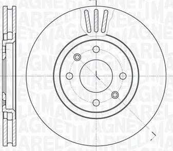 Magneti Marelli 361302040284 - Тормозной диск avtokuzovplus.com.ua