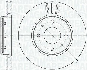 Magneti Marelli 361302040290 - Тормозной диск avtokuzovplus.com.ua