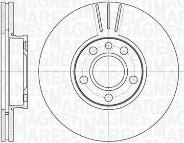 Magneti Marelli 361302040320 - Гальмівний диск autocars.com.ua