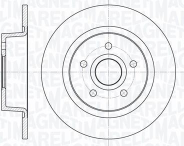 Magneti Marelli 361302040329 - Тормозной диск avtokuzovplus.com.ua