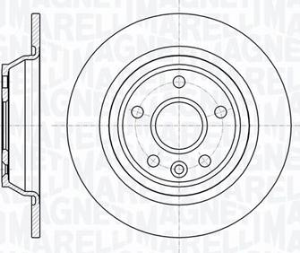 Magneti Marelli 361302040337 - Тормозной диск avtokuzovplus.com.ua