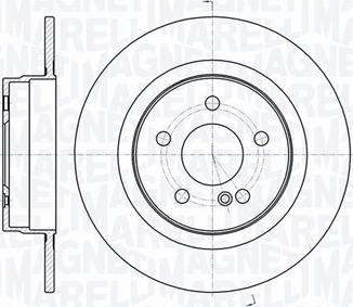 Magneti Marelli 361302040339 - Гальмівний диск autocars.com.ua