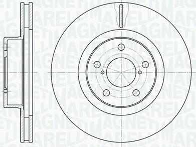 Magneti Marelli 361302040348 - Гальмівний диск autocars.com.ua