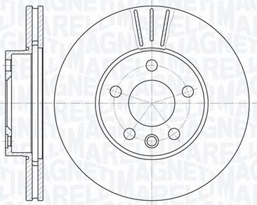 Magneti Marelli 361302040368 - Гальмівний диск autocars.com.ua