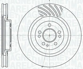 Magneti Marelli 361302040386 - Тормозной диск avtokuzovplus.com.ua