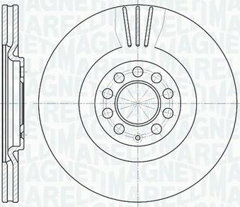 Magneti Marelli 361302040398 - Гальмівний диск autocars.com.ua