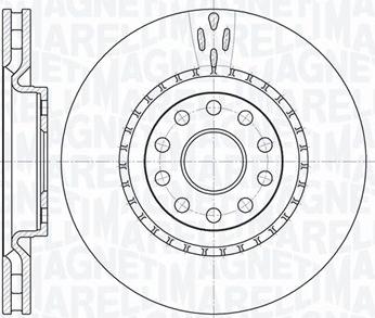 Magneti Marelli 361302040400 - Тормозной диск avtokuzovplus.com.ua