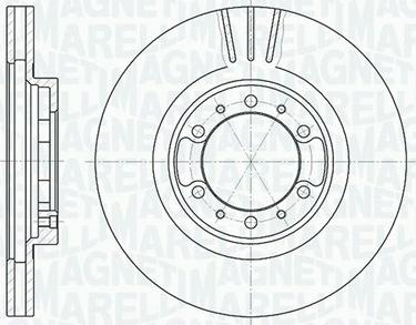 Magneti Marelli 361302040402 - Тормозной диск avtokuzovplus.com.ua