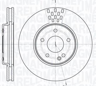 Magneti Marelli 361302040404 - Гальмівний диск autocars.com.ua