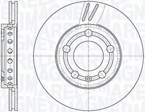 Magneti Marelli 361302040408 - Тормозной диск avtokuzovplus.com.ua