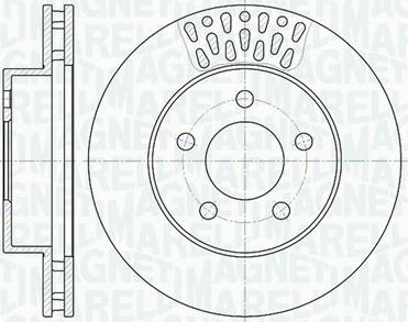 Magneti Marelli 361302040422 - Тормозной диск avtokuzovplus.com.ua