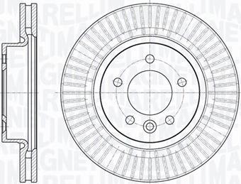 Magneti Marelli 361302040424 - Тормозной диск avtokuzovplus.com.ua