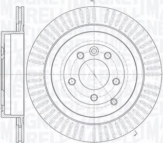 Magneti Marelli 361302040428 - Тормозной диск avtokuzovplus.com.ua