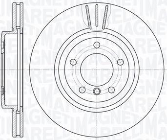 Magneti Marelli 361302040434 - Тормозной диск avtokuzovplus.com.ua