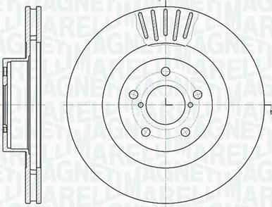 Magneti Marelli 361302040436 - Тормозной диск autodnr.net