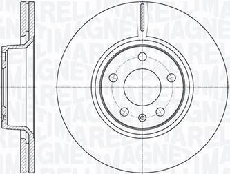 Magneti Marelli 361302040460 - Гальмівний диск autocars.com.ua