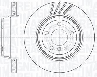 Magneti Marelli 361302040464 - Тормозной диск avtokuzovplus.com.ua