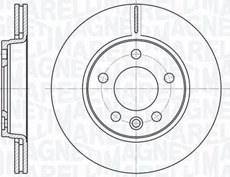 Magneti Marelli 361302040470 - Тормозной диск autodnr.net