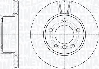 Magneti Marelli 361302040478 - Гальмівний диск autocars.com.ua