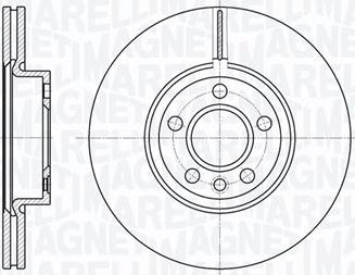 Magneti Marelli 361302040490 - Гальмівний диск autocars.com.ua