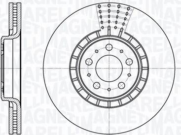 Magneti Marelli 361302040498 - Тормозной диск autodnr.net