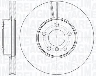 Magneti Marelli 361302040500 - Тормозной диск avtokuzovplus.com.ua