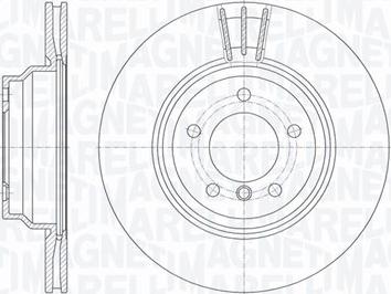 Magneti Marelli 361302040514 - Гальмівний диск autocars.com.ua