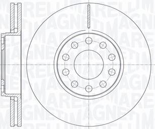 Magneti Marelli 361302040530 - Тормозной диск autodnr.net