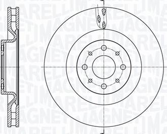 Magneti Marelli 361302040532 - Тормозной диск avtokuzovplus.com.ua